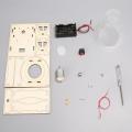 Engaging DIY Electric Toy: Water Tornado Maker with Wooden Puzzle Set. 