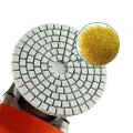 1pcs 80mm 3 Inch Polishing Pad Wet Dry Buff Disc Abrasive For Sanding Marble Granite Concrete Grinding Countertop Stone. 