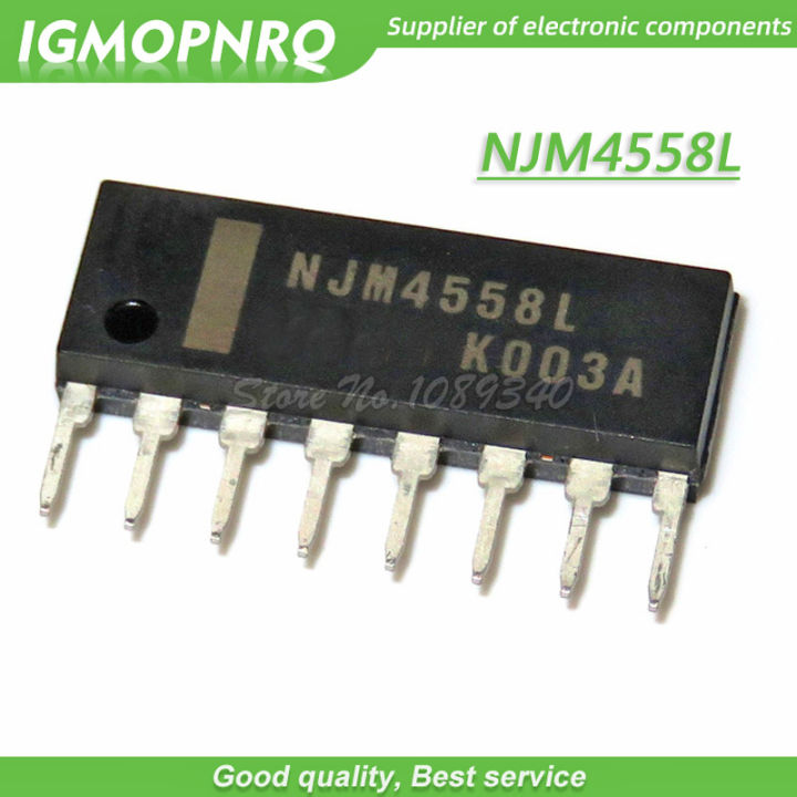 10PCS NJM4558L SIP8 NJM4558 SIP 4558L SIP-8 NJM4558LD IGMOPNRQ NJM4560L
