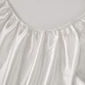 Satin Rayon Fitted Sheet Solid Color Mattress Cover With Elastic Band Bed Sheet High-End Home Hotel Bedding Fit Sheet. 