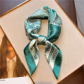 2024 Popular Square Shawls Luxury Sunscreen Satin Kerchief Four Seasons 90X90CM Silk Scarves Fashion Letter Headcloth Scarf Bag. 