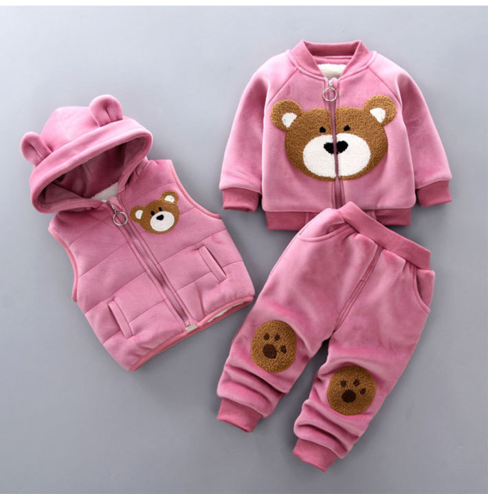 Baby%20Boy%20Suit%202024%20Boys%20and%20girls%20Autumn%20Plush%20Thick%20Warm%20Casual%20Hooded%20Sweater%20Winter%20Cartoon%20Cute%20Bear%20Three-Piece%20Suit%200-4Y%20-%20Image%205