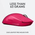 Logitech G PRO X SUPERLIGHT Wireless Gaming Mouse, Ultra-Lightweight, HERO 25K Sensor, 25,600 DPI, 5 Programmable Buttons, Long Battery Life, Compatible with PC / Mac. 