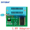 CH341A Programmer adapter+SOIC8 adapter+ SOP8 clip with cable+1.8V adapter CH341A EEPROM Flash BIOS USB programmer ZIF adapter. 