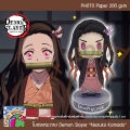 Demon Slayer nazuko Kamado nezuko Kamado paper doll papercraft (DIY cutting). 