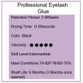 KODIES GEL 2 PCS/Set Eyelash Glue Strong Adhesive 5g 0.5 Second Dry Korea Eye Lash Glue Extension Supplies Semi Permanent Lift. 