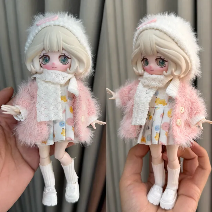 New%20Suit%20Ob11%20Doll%20Clothes%20Flat%20Replace%208%20Points%2012%20Points%20Bjd%20Dress%20Up%2016-17%20Cm%20Doll%20Skirt%20Daily%20Wear%20Suitable%20for%20Bjd%20-%20Image%202