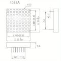 3mm 8*8 Led Display Common Cathode Dot Matrix Module MAX7219 8 X 8 Display Board Red Blue Green 1088AS. 