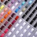 Multicolor Thread Spools Sewing Machine Bobbins Plastic Bobbins with Thread for Sewing Machines Quilting Sewing Accessories. 