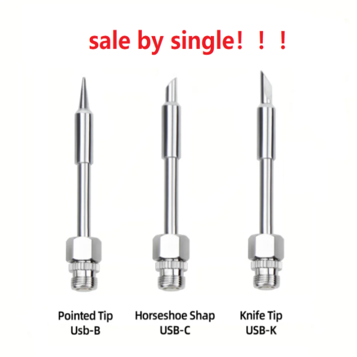 1pcs 510 Interface Soldering Iron Head Mini Portable Soldering Iron Tip Accessories Tool 8W USB Solder Tip