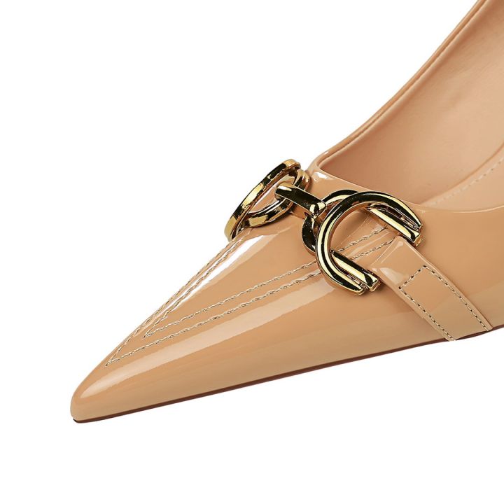 Women%20New%20Elegant%207cm%2010.5cm%20High%20Heels%20Pumps%20Female%20Red%20Wedding%20Premium%20Dress%20Shoes%20Lady%20Trendy%20Metal%20Decoration%20Shoes%20-%20Image%204