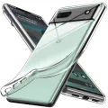 Thick Transparent Soft Back Cover For Google Pixel 6A. 