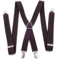 4 Clips 2.5/3.5CM Wide Men Suspenders Women Elastic Adjustable Adult Braces Suspender Kids Children Boys Girls Wedding Accessory. 