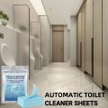 Blue Toilet Bowl Cleaner Sheets Dissolving Strips Deep Cleaning Deodorizing Descaling Septic Safe Tank Tablets Alternative. 