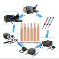 Soldering Iron Pure Copper Bits 900M Soldering Iron Tips Set 5pcs Soldering Iron Tips Kit Replacement Soldering Iron Tips High-Quality Soldering Iron Bits Copper Soldering Iron Tips Set. 