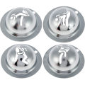 4Pcs Creative Funny Golf Ball Marker Stencil Stainless Steel Golf Ball Marker Custom Tool for DIY Accessories Golf Supplies.