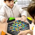 Chain Triangle Chess Game Triggle Rubber Band Game Educational Interactive Game Battle Set For Family Party Gift. 