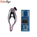 CH341A/CH341B 24 25 Series EEPROM Flash BIOS USB Programmer Module SOIC8 SOP8 Test Clip For EEPROM 93CXX / 25CXX / 24CXX DIY KIT. 