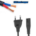 Korea Power plug Cable Korean 2-prong AC Power plug to IEC 60320 C7 figure 8 power cord for printer PS4 Xbox PS5 TV and more. 