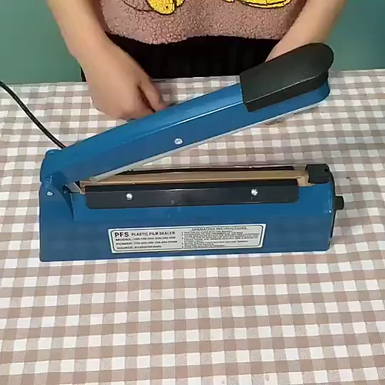 200mm Impulse Heat Sealer Machine | Heavy Duty Plastic Bag & Film Sealing Machine for Packaging