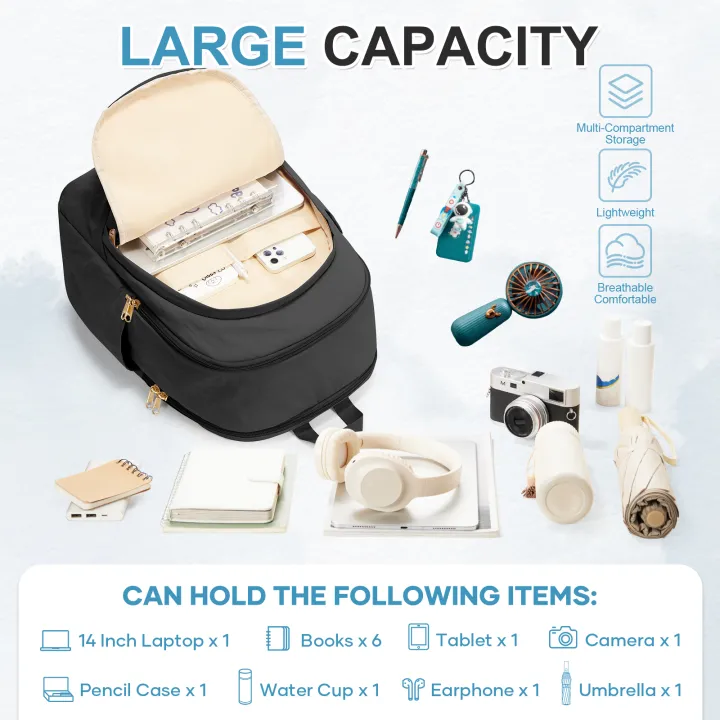 Backpack%2030x30x20,%20Women's%20Backpack,%20Lightweight%20Anti-Theft%20Casual%20College%20School%20Backpack%20for%20Girls,%20Travel%20Backpack%20for%20Women%20-%20Image%205
