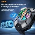 FS09 Mobile Phone Semiconductor Fast Cooling Fan Radiator Back-clip 3 Gear Adjustable Game Cooler for IOS Android Universal PUBG. 
