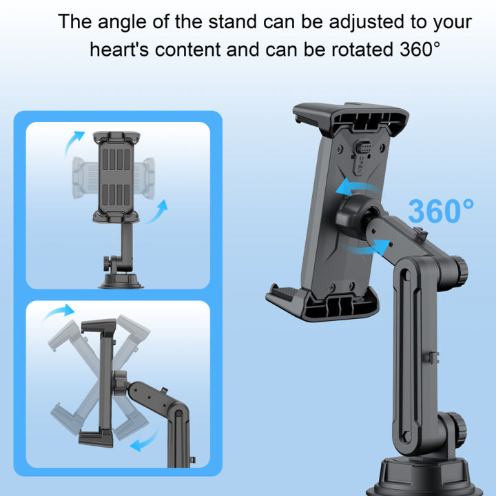 Universal%20360%C2%B0%20Car%20Cup%20Tablet%20Stand%20Holder%20Mount%20Adjustable%20Arm%20Compatible%20for%204-14%E2%80%9D%20Devices%20IPad%20Pro%20Galaxy%20Tab%20Kindle%20Surface%20-%20Image%202