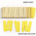 50/100pcs Double Side Nail Files Mini Wood Sanding Buffer Block Set For Gel Polish Manicure Pedicure Salon Nail Art Tools. 