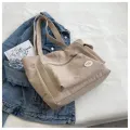 Women's Fashion Shoulder Bag Class Large Capacity Student Tote Bag New Canvas Commuter Handbag Carrying Bags cabas eco bag. 