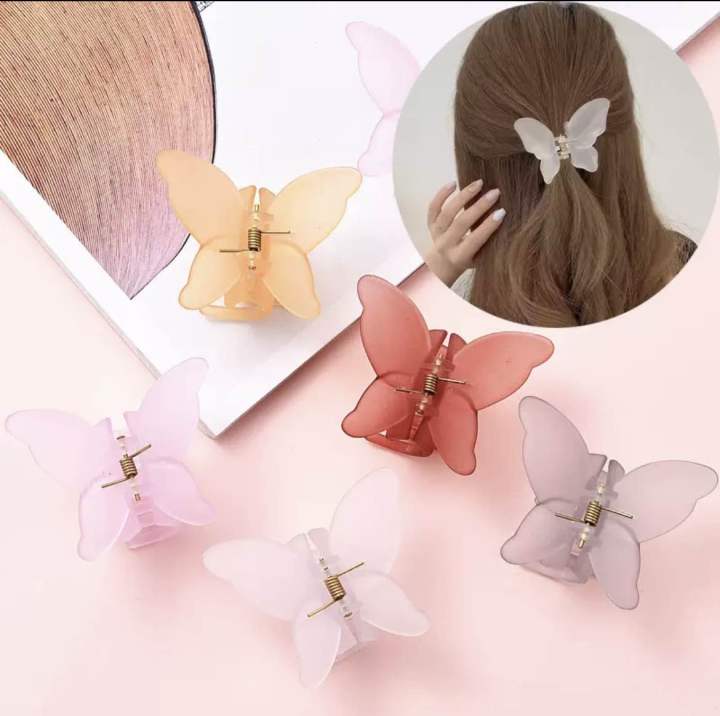 “ButterCharm Matte Butterfly Hair Claw Clip”