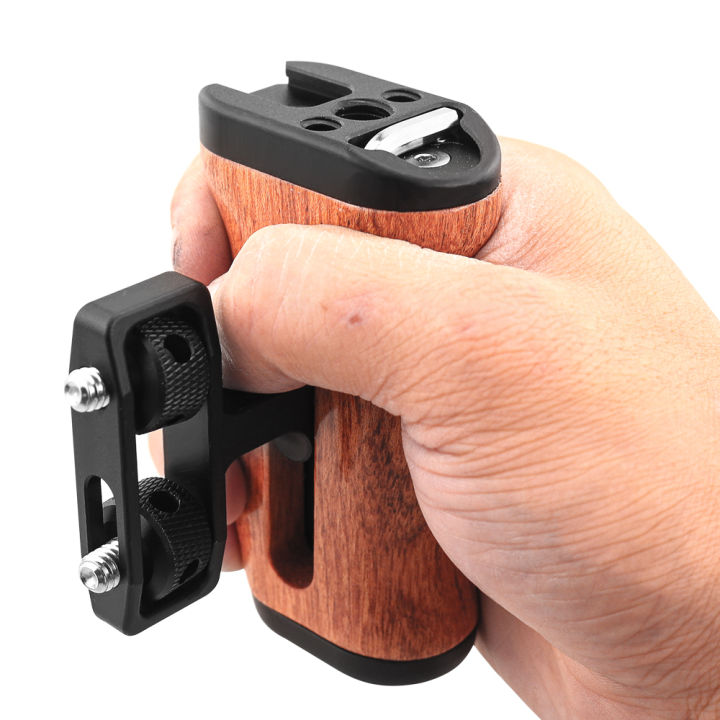 Universal%20Camera%20Cage%20Left%20/Right%20%20Side%20Handle%20For%20%20For%20%20%20%20Camera%20Cage%20Wooden%20Handle%20Grip%20Cold%20Shoe%20for%20Mic%20Video%20Light%20-%20Image%204