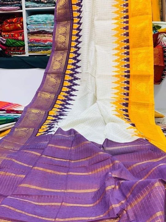 14 haat madurai cotton silk sharee running blouse piece for women