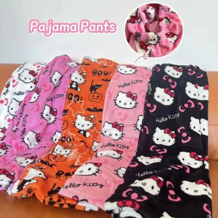 New%20Hello%20Kitty%20Pajamas%20Pants%20Anime%20Women's%20Pajama%20Pants%20Cartoon%20Couple%20Home%20Sleepwear%20Trousers%20Leisure%20Home%20Clothing%20-%20Image%204