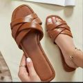 Women's Flat Strap Design Sandals Summer Open Toe Casual Comfortable Footwear. 