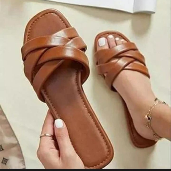 Women's%20Flat%20Strap%20Design%20Sandals%20Summer%20Open%20Toe%20Casual%20Comfortable%20Footwear%20-%20Image%205