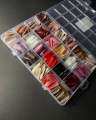 576 pcs nails with box reusable nails, 24 different colours, beautiful fake nails. 