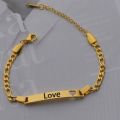 Customize hand bracelet for girls women and boys name hand chain bracelet. 