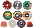 4 INCH OR Baby Angle Grinder Accessories Wood & Marble Cutting Flap Discs (Set of 10 Tools) Power & Hand Tool Kit. 