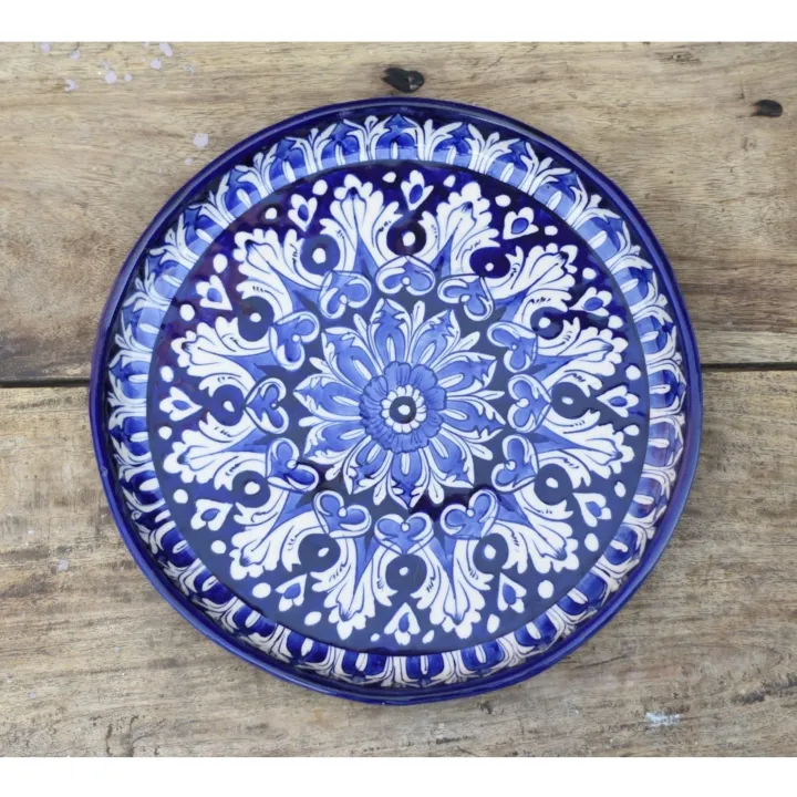 13%20piece%20Set%7CHandmade%20and%20Handpainted%20%7CBlue%20Pottery%20%7CDinner%20set%7CServing%20Set%7CServeware%7CCrockery%7CCeramics%20-%20Image%203