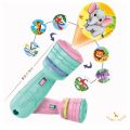 Kid educational slide cartoon projector and flash light toy. 