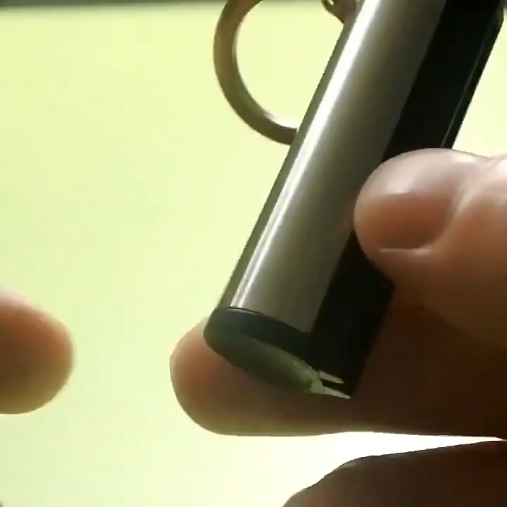 Permanent Match Keychain – Reusable Waterproof Flint Fire Starter for Camping, Hiking & Emergency Survival (Black)