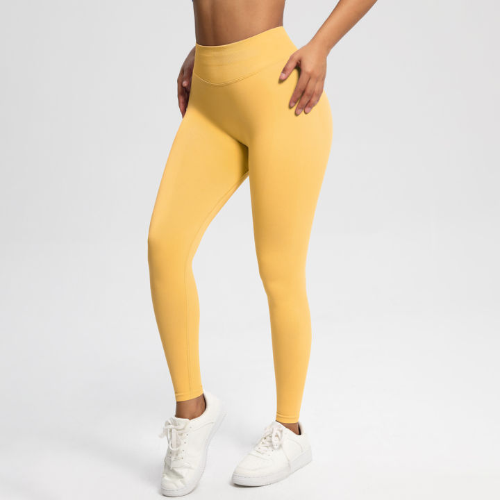 Women's%20Solid%20Color%20High%20Waist%20Sports%20Leggings%20High%20Stretch%20Seamless%20Yoga%20Leggings%20Ladies%20Sportswear%20for%20Indoor%20Outdoor%20Pants%20-%20Image%207