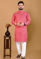 Embrace traditional comfort a long kurta pajama set for special occasion. 