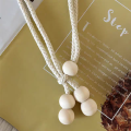 2pcs Modern Minimalist Curtain Straps, Hanging Balls, Handmade Cotton Rope Storage Straps, Living Room and Bedroom Decoration. 