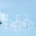 Silicone Nipple Accessories, 5.5cm Wide Mouth, Natural Shape, Skin-Friendly Silicone, For Baby Bottles, Easy to Clean.