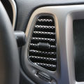 1m DIY Air Conditioner Outlet Decorative Strip AC Vent U Shape Moulding Trim Decor Protector Strips Car Accessories.
