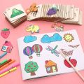 Skeleton Painting Stencil Drawing Tools Set Girls Gift Toddler Doodle Educational Toys Kids Learning Supplies. 