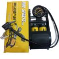 Double Cylinder Foot Pump Hand Pump Air Pump Air Compressor Car Bike Cycle Toys Air Pump Heavy Duty With Big Metre  Pressure Gauge. 