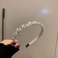 Circle Square Rhinestone Headband Flash Hair Head Party Wedding Hair Accessories. 