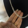Silver Chain For Boys Stylish Neck Chain Silver Chain For Men Silver Plated Stainless Steel Chain. 